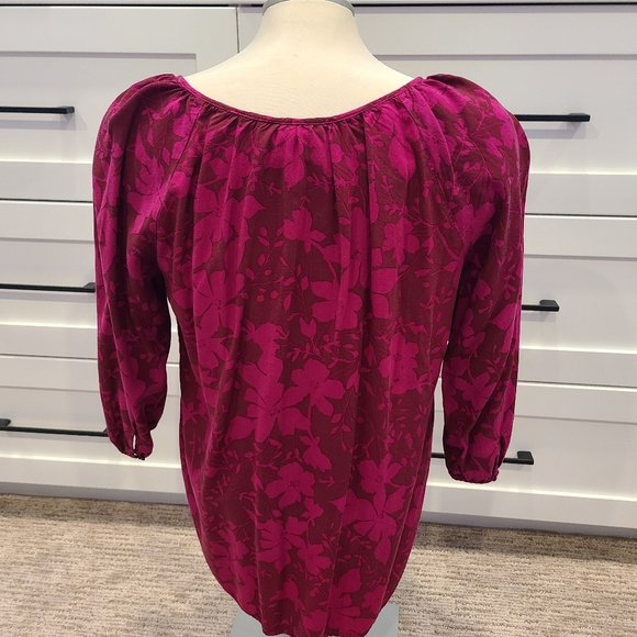 St John's Bay  floral prints ¾ blouse - Picture 2 of 7